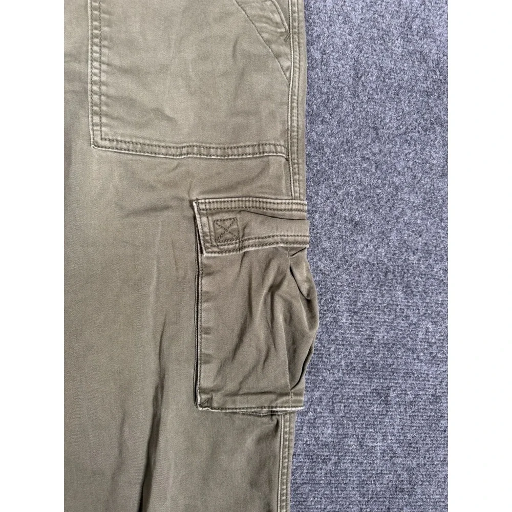 Sanctuary ReIssue Cargo Pants Womens Large Green Wide Leg Utility Adjustable - Picture 5 of 16